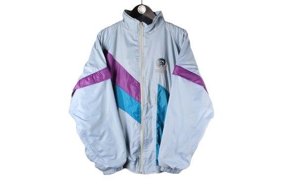 Vintage DIESEL Bootleg Track Jacket Size L Blue Polyester - Etsy
