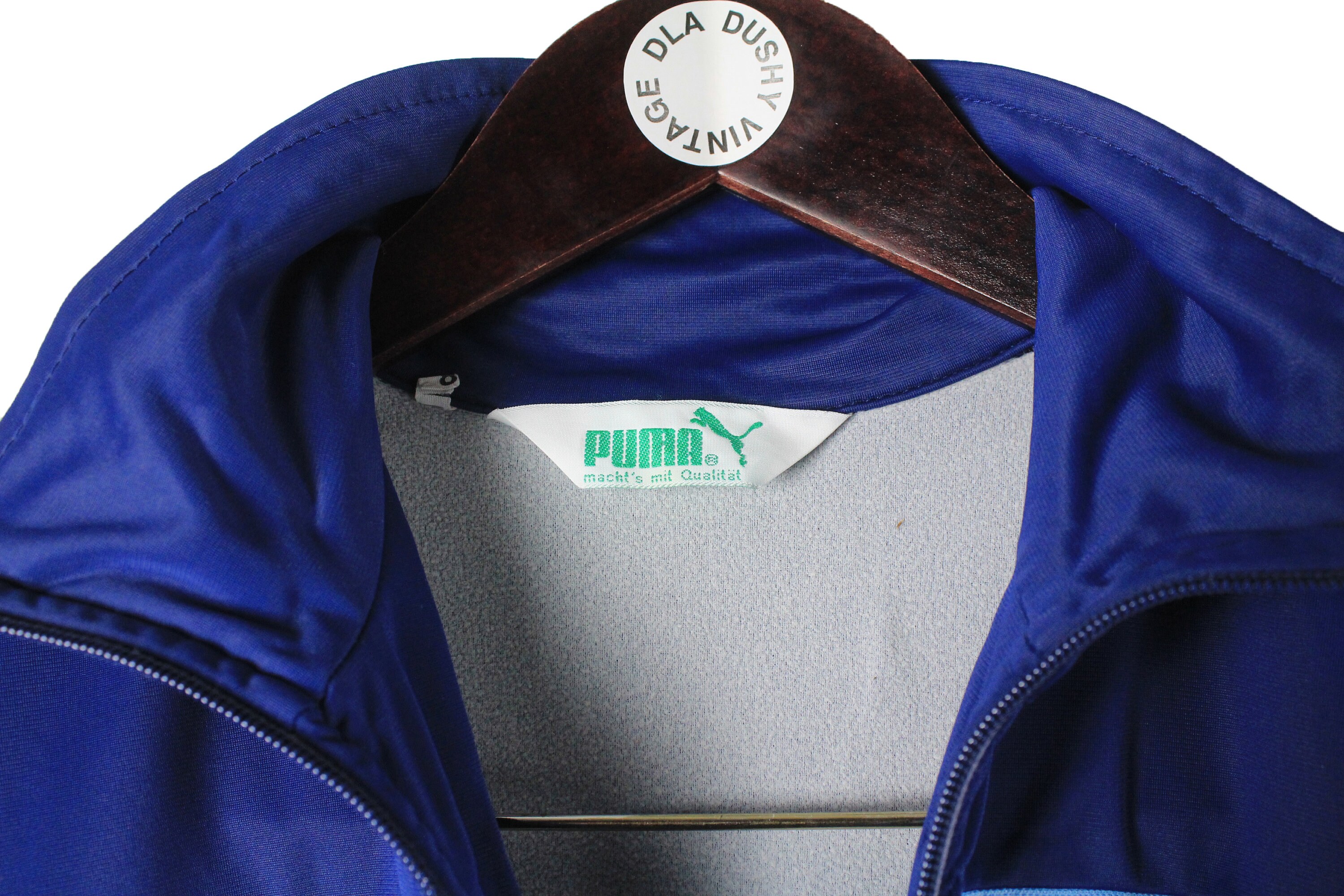 ヴィンテージ PUMA メンズ トラックジャケット サイズ L 本物 ネイビー