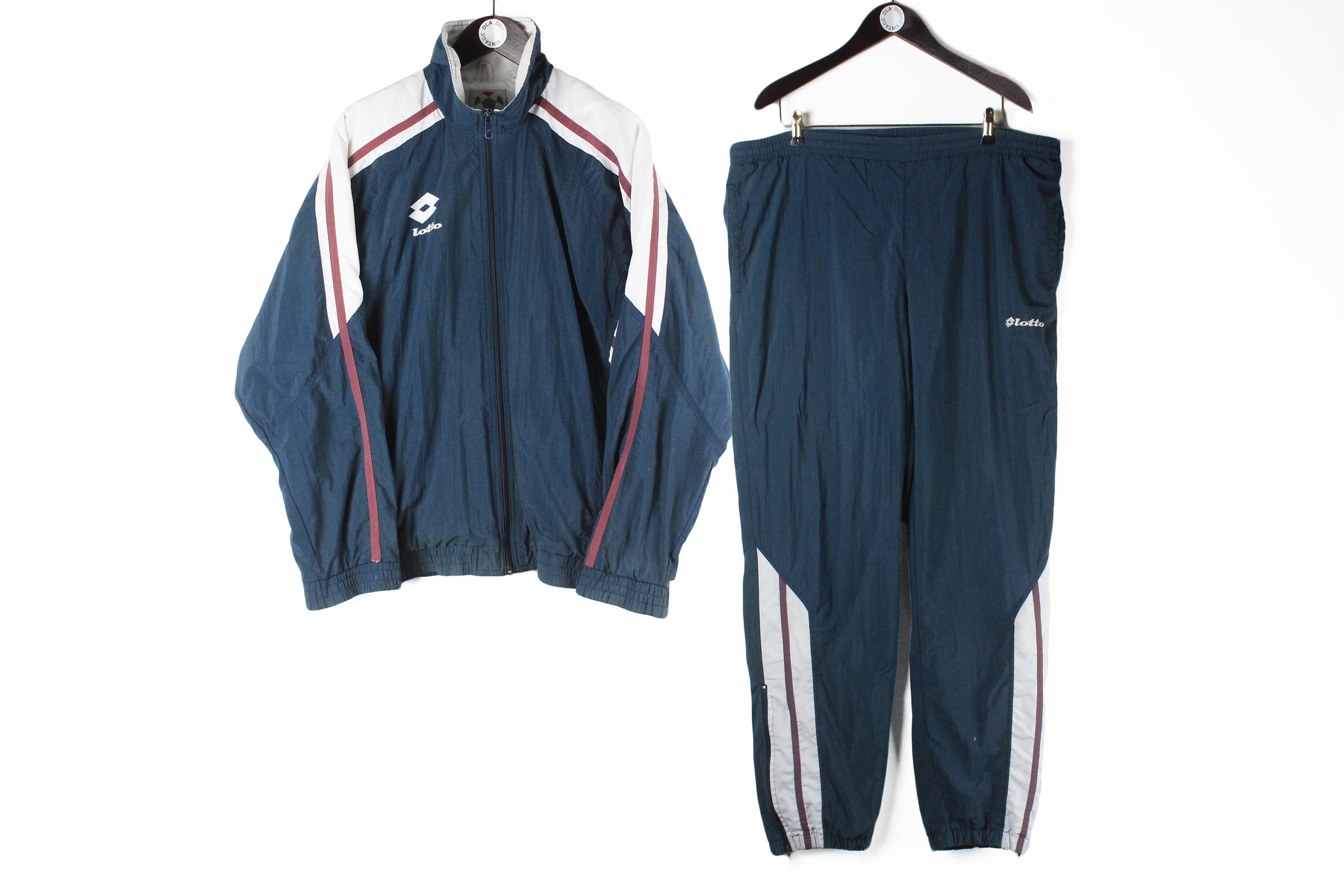 Vintage LOTTO Tracksuit Men's Size XL Authentic Navy Sport
