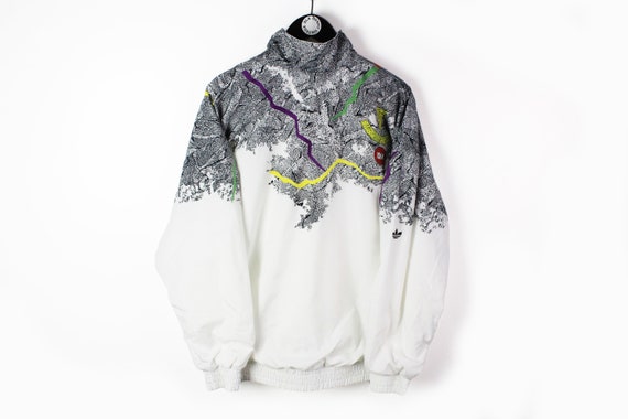 Vintage ADIDAS Stefan Edberg Rare Track Jacket Men's Tennis Style