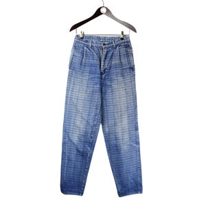 vintage QUATTRO Jeans authentic Blue Denim Pants Size women's W 27 L 31 trousers retro classic work wear 90s style denim work wear