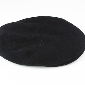 vintage KANGOL Newsboy Flat Cap Young Black Cabbie baker boy 504 Style Contour Fitted Beret retro style hipster authentic hat wool material