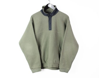 Vintage MUSTO Snap Buttons Fleece Size 