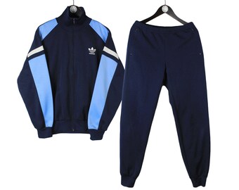 Tuta vintage ADIDAS ORIGINALS taglia M autentica rara retro oversize classica tuta sportiva tedesca anni 80 realizzata in Thailandia Etsy Italia