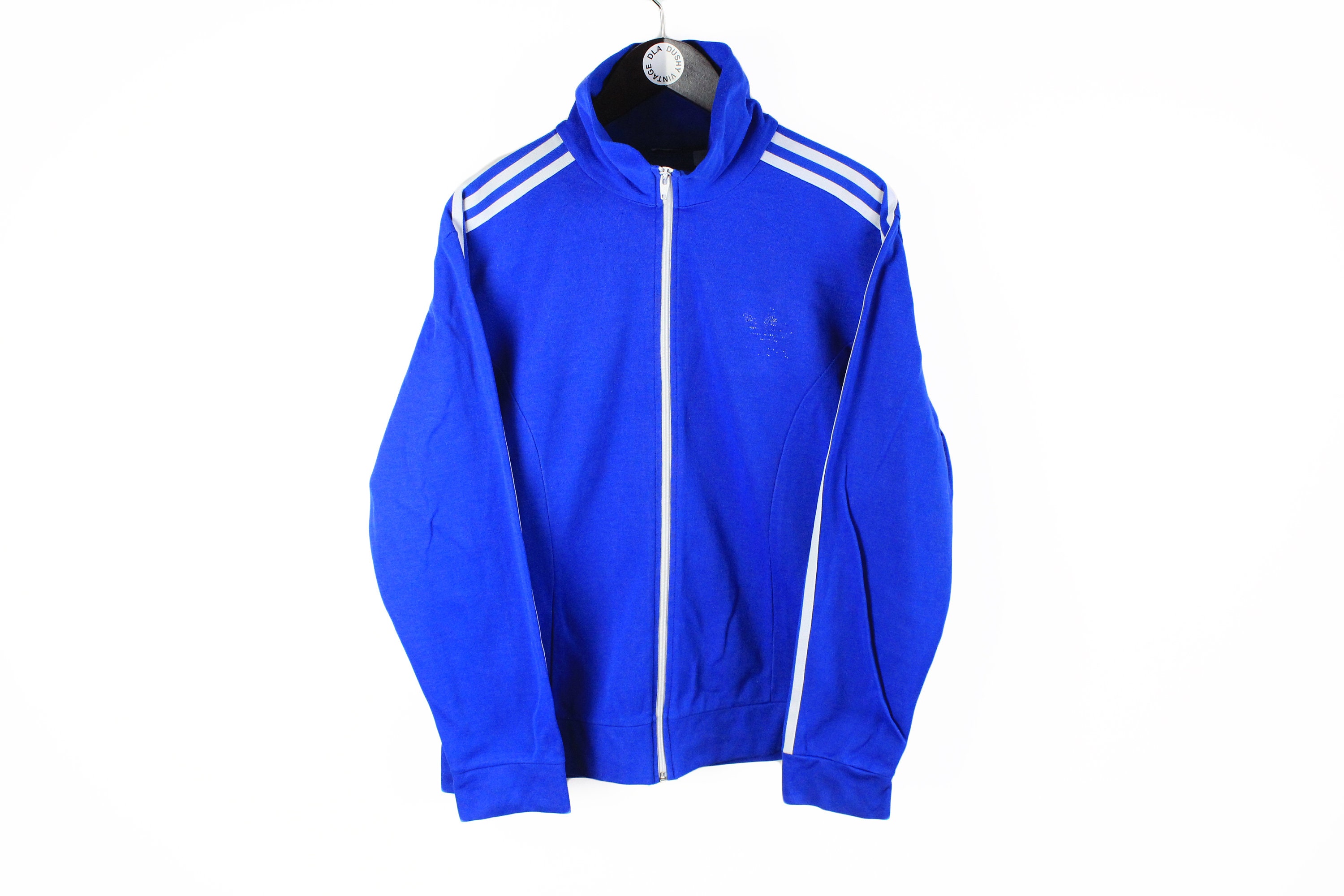 Vintage ADIDAS ORIGINALS track jacket authentic blue rare Etsy