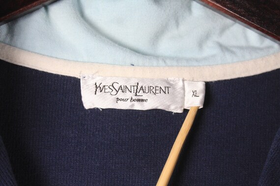 vintage YVES SAINT LAURENT Full Zip Cardigan men'… - image 5