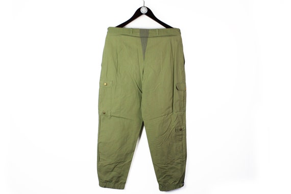 Vintage FJALLRAVEN Pants Size L Men's Green Olive Outdoor