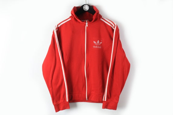 Vintage ADIDAS ORIGINALS Track Jacket Size S Authentic Red - Etsy Norway