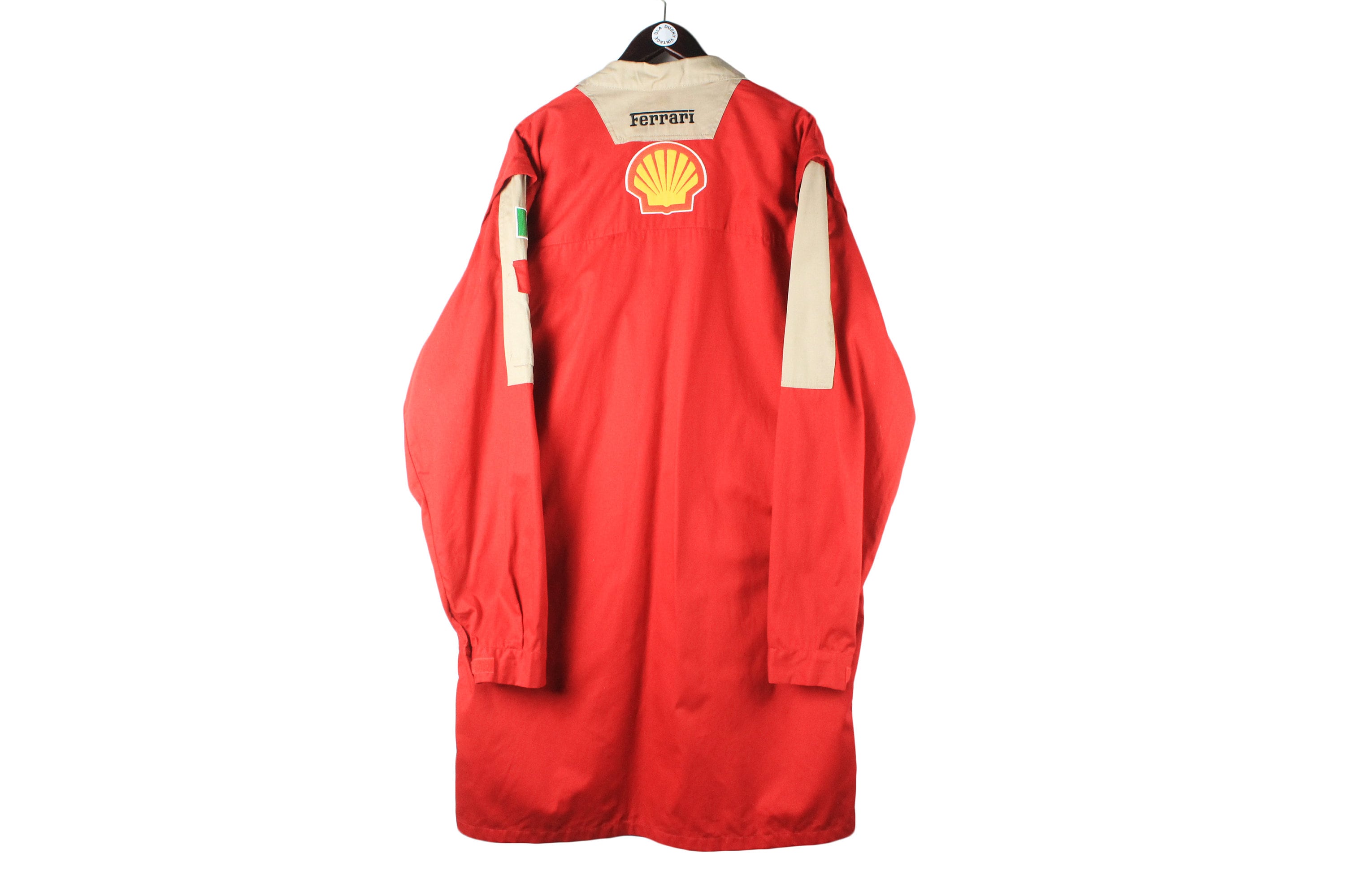 Ferrari スポーツジャケット レッド/ホワイト Red And White Ferrari Jacket | timelessracingbrand