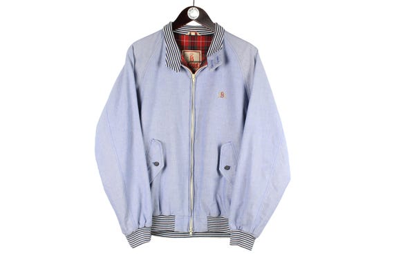 Vintage Original 70s Baracuta G9 Navy Blue Harrington Jacket
