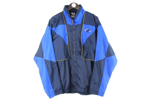 90s Fila Vintage Mens Tracksuit Top Track Jacket Size M-L Oversized Hip Hop  Streetwear Athletic Retro 