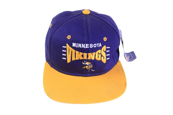 vintage VIKINGS Minnesota hat big logo cap USA NF… - image 2