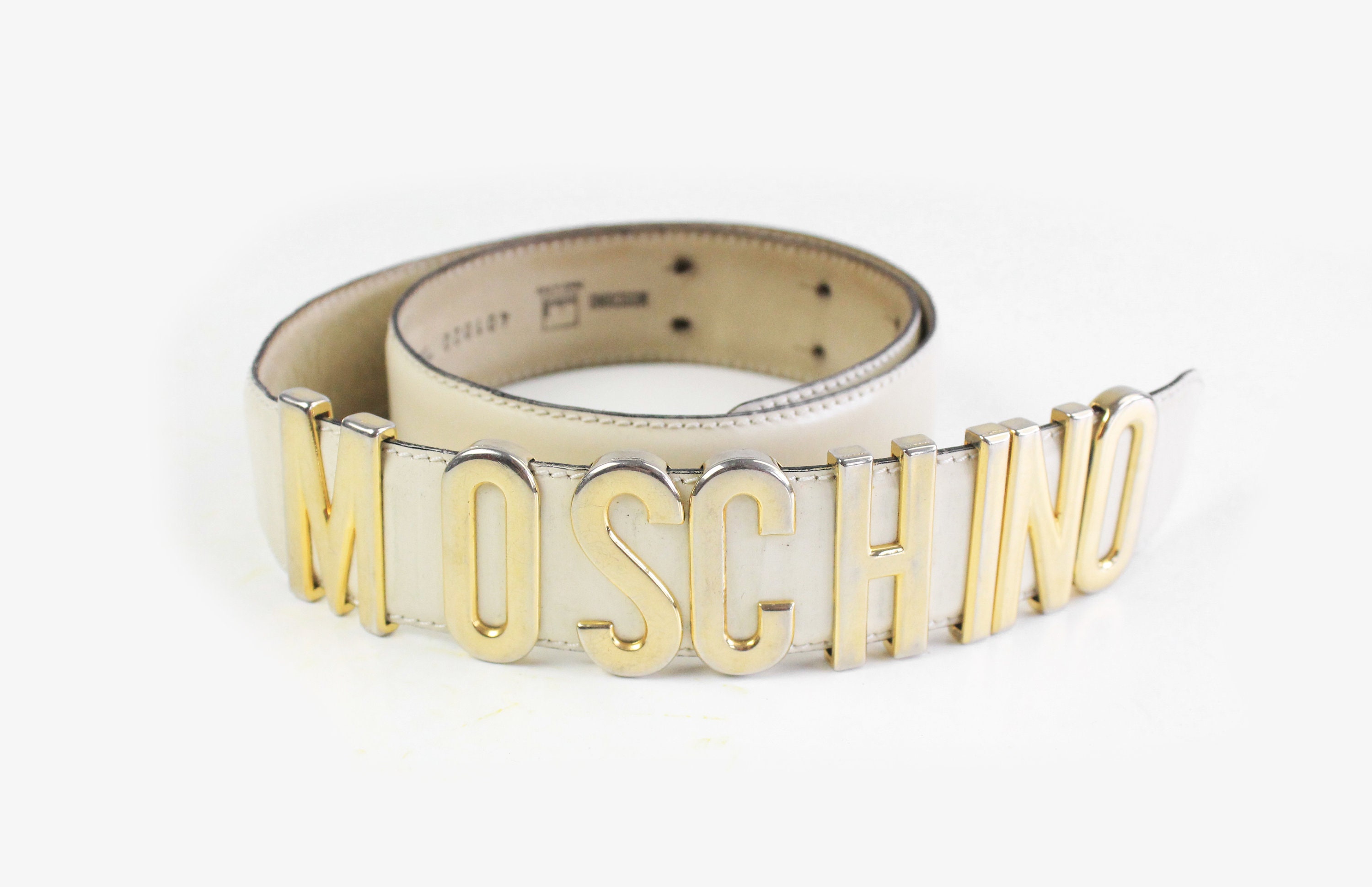 Vintage MOSCHINO Waist Belt Authentic Women