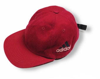 adidas ヴィンテージ加工キャップ 72年〜80年】adidas ビンテージキャップ デサント｜Yahoo!フリマ