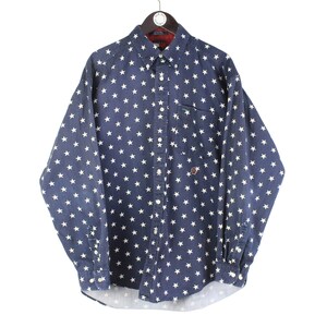 vintage TOMMY HILFIGER Shirt Size L/xL authentic blouse 90&#39;s USA style basic classic clothing retro wear men&#39;s streetwear button up