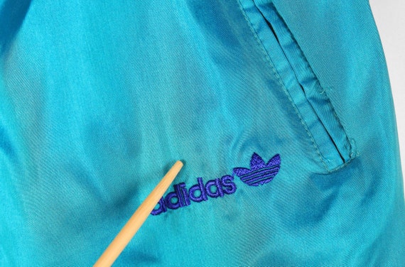 vintage ADIDAS men's Track Pants blue small logo … - image 5