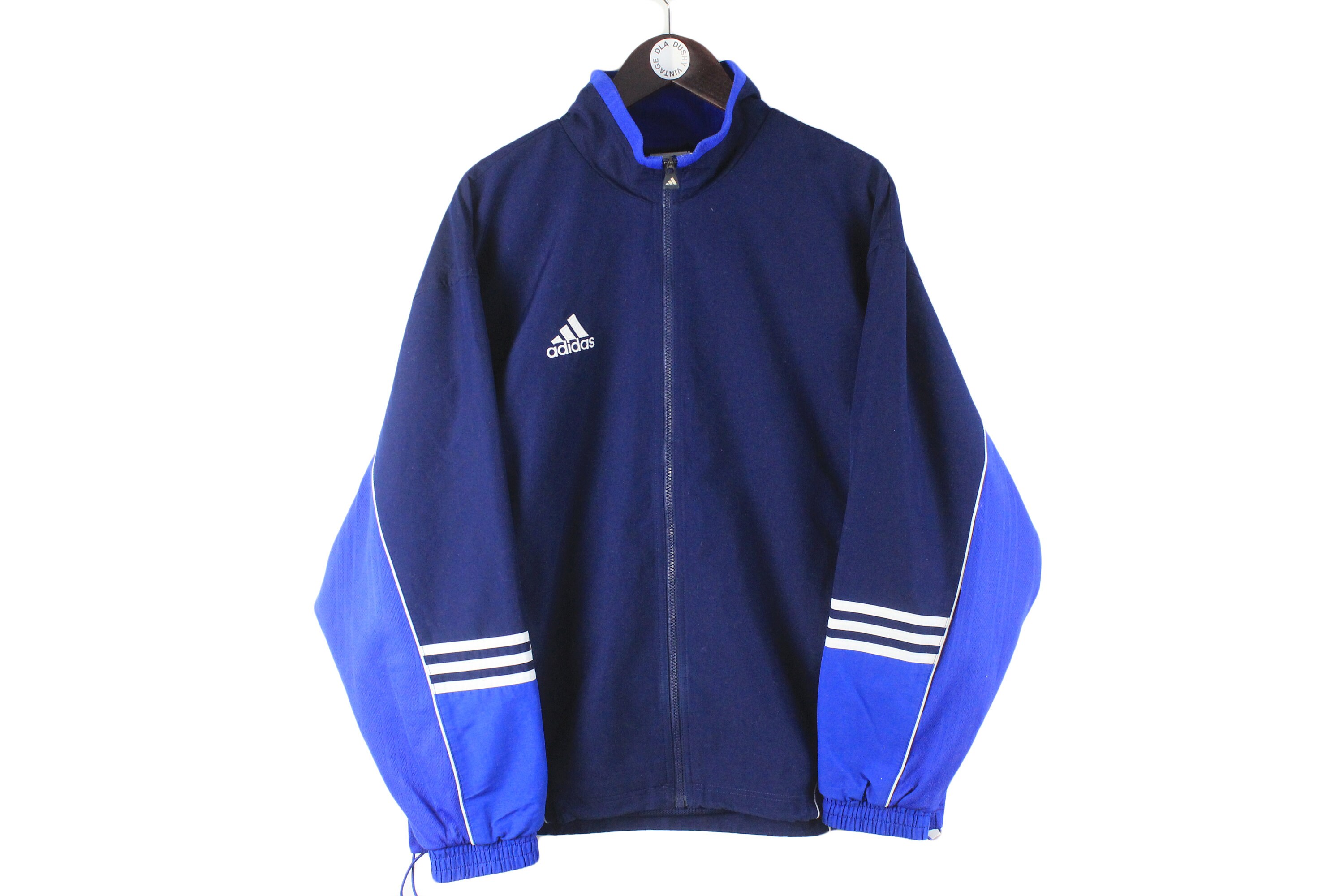 トップス 80s 90s old adidas atp track jacket navy VTG 80s adidas ATP Keyrolan Trefoil Track Jacket Adult Small