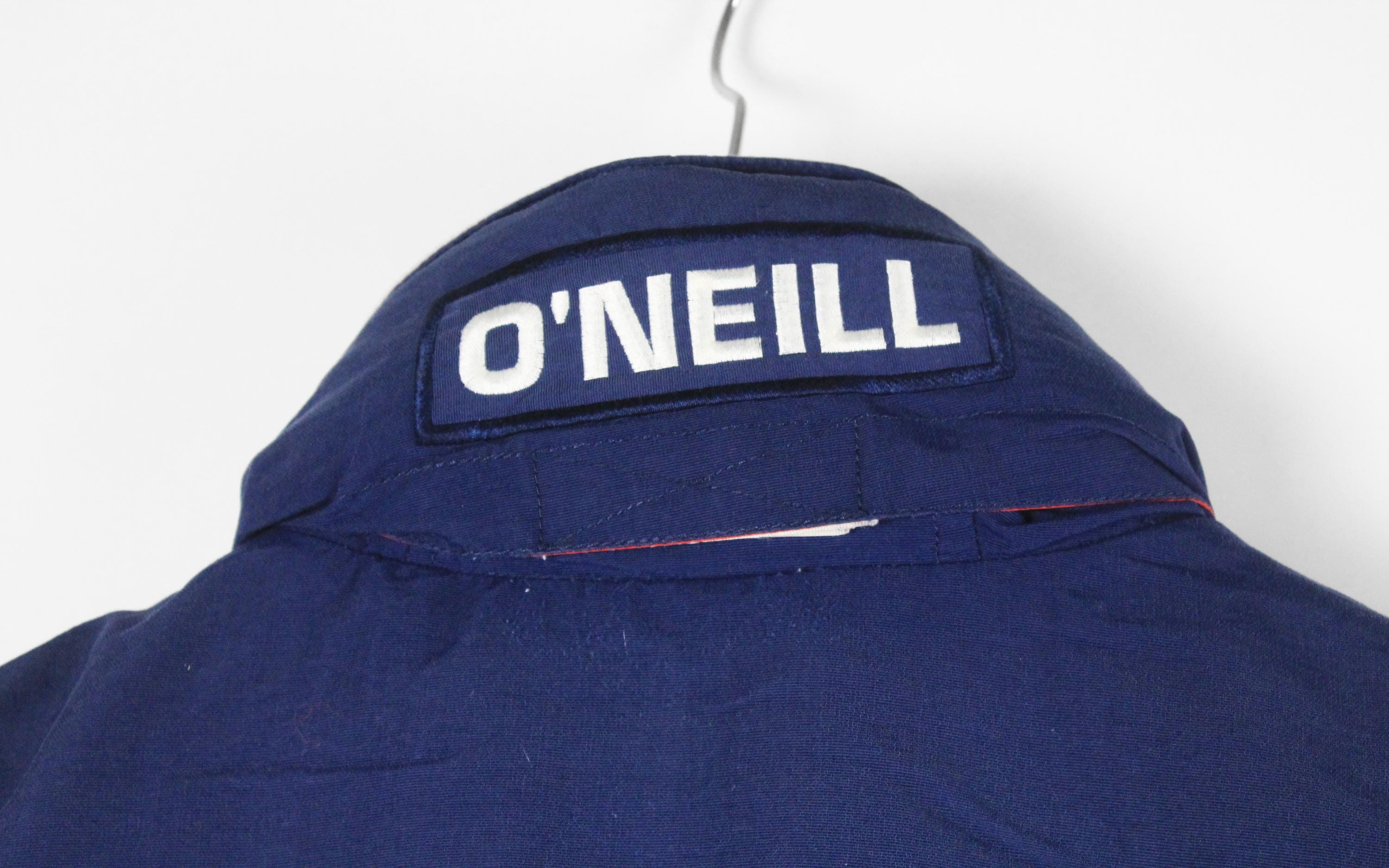 Vintage O'NEILL Jacket Full Zip Snap Size L Navy Blue
