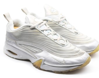 vintage NIKE Sneakers Women's US 8 authentic athletic shoes rare retro sportswear 90's running streetwear swoosh trainers gray