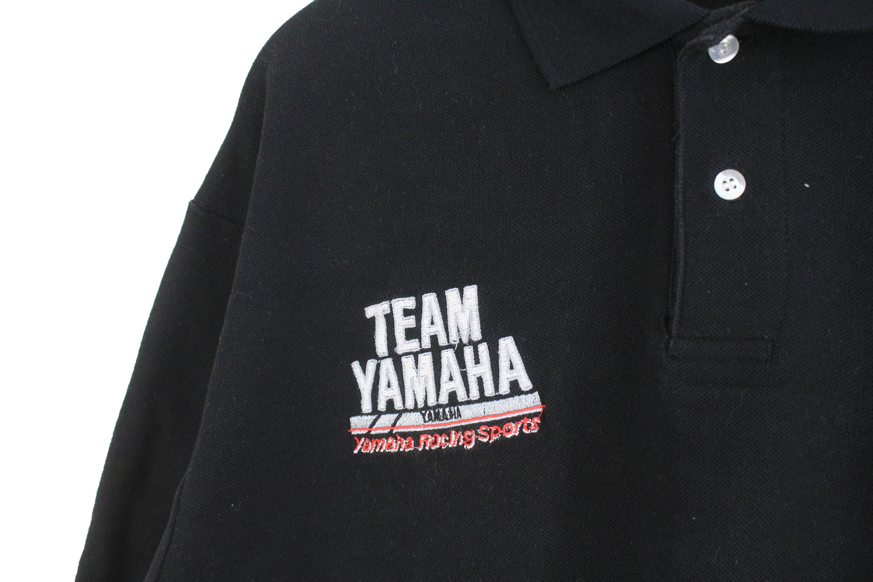 チームヤマハ　レーシングスポーツ　ヴィンテージTシャツ ヴィンテージ ヤマハ レーシング チーム ポロ Tシャツ メンズ Lサイズ