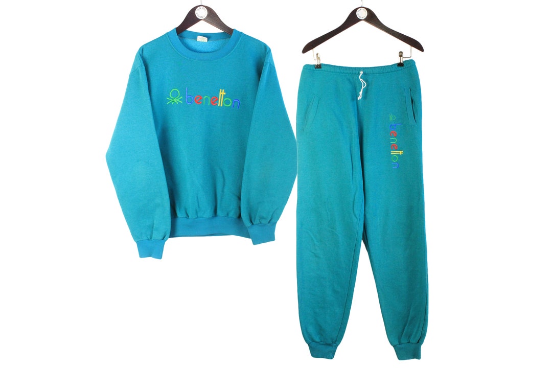 Vintage UNITED COLORS of BENETTON Sport Suit Sweatshirt