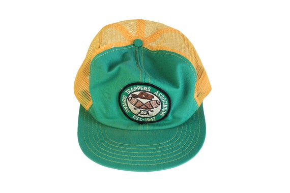 vintage ONTARIO Trappers Association Trucker Cap … - image 2