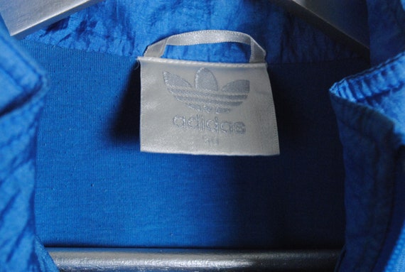 vintage ADIDAS ORIGINALS tracksuit blue big logo Size… - Gem