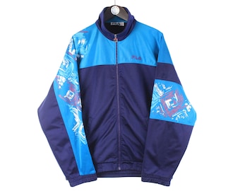 Vintage FILA Track Jacket 90's Sport Retro Style Size XL