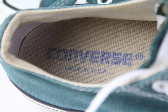 vintage CONVERSE All Star sneakers made in USA au… - image 9