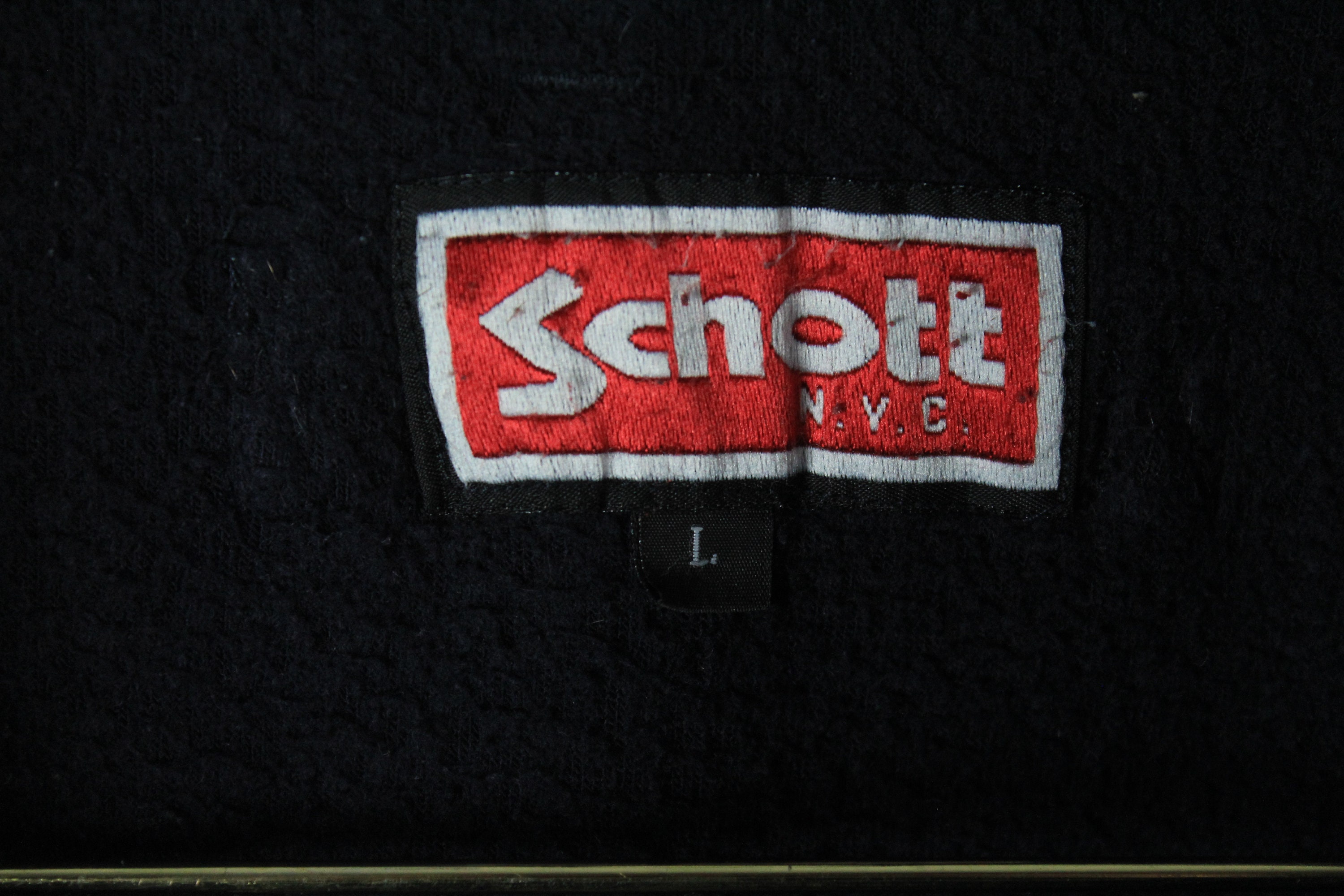 Schott NYC Trui/sweater voor heren, Zwart, XXL Schott NYC Trui/sweater voor heren, Zwart, XXL