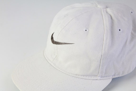 vintage NIKE hat swoosh small logo baseball cap h… - image 3