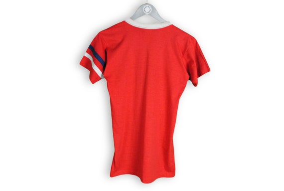 vintage CHAMPION UBC authentic t shirt light red … - image 2