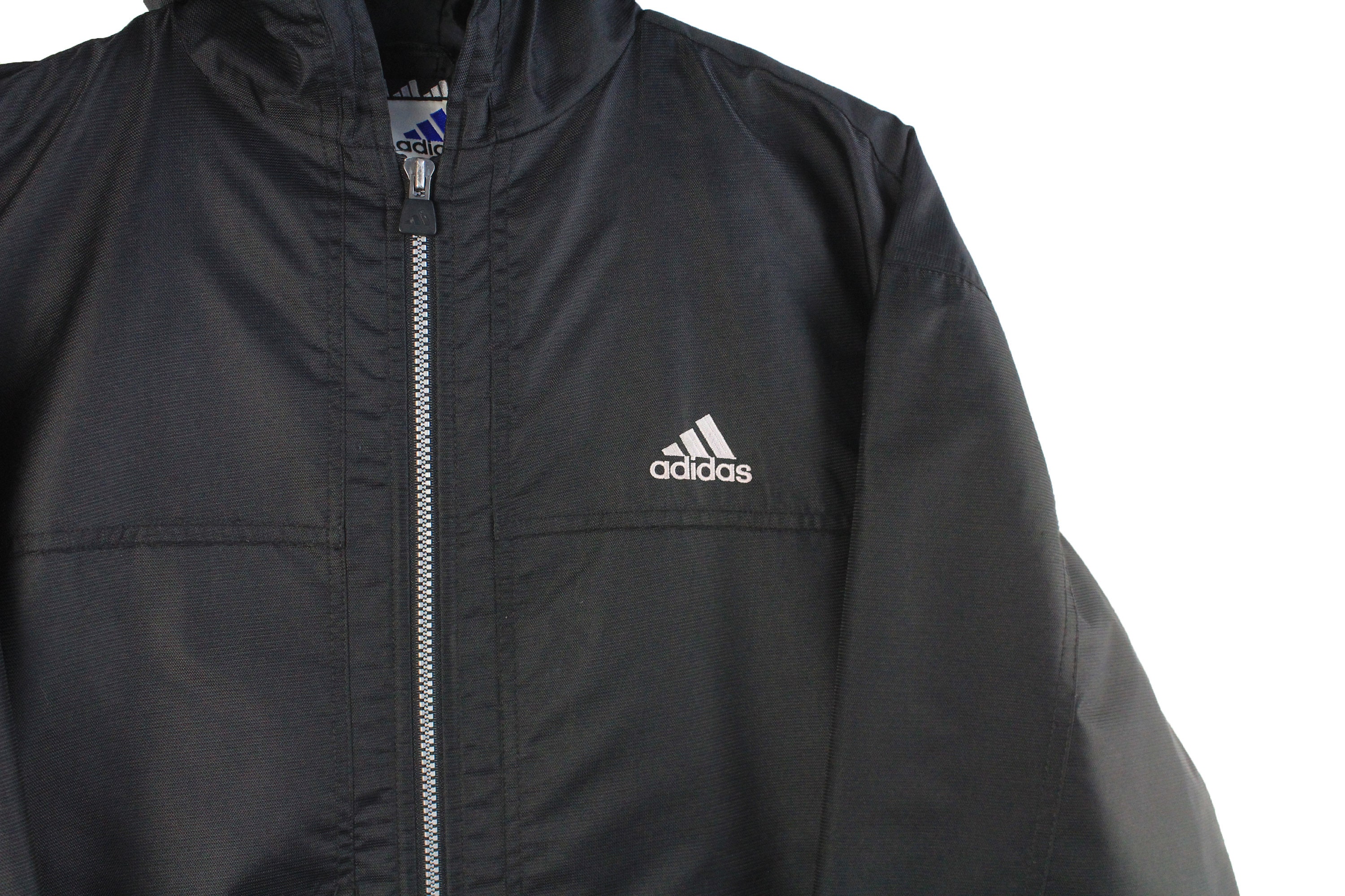 Vintage ADIDAS Jacket Size Men's S Authentic Black Retro