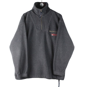 vintage GANT Fleece Sweater men&#39;s Size M authentic small logo sweatshirt 90s style rare retro gray casual winter USA outdoor warm wear