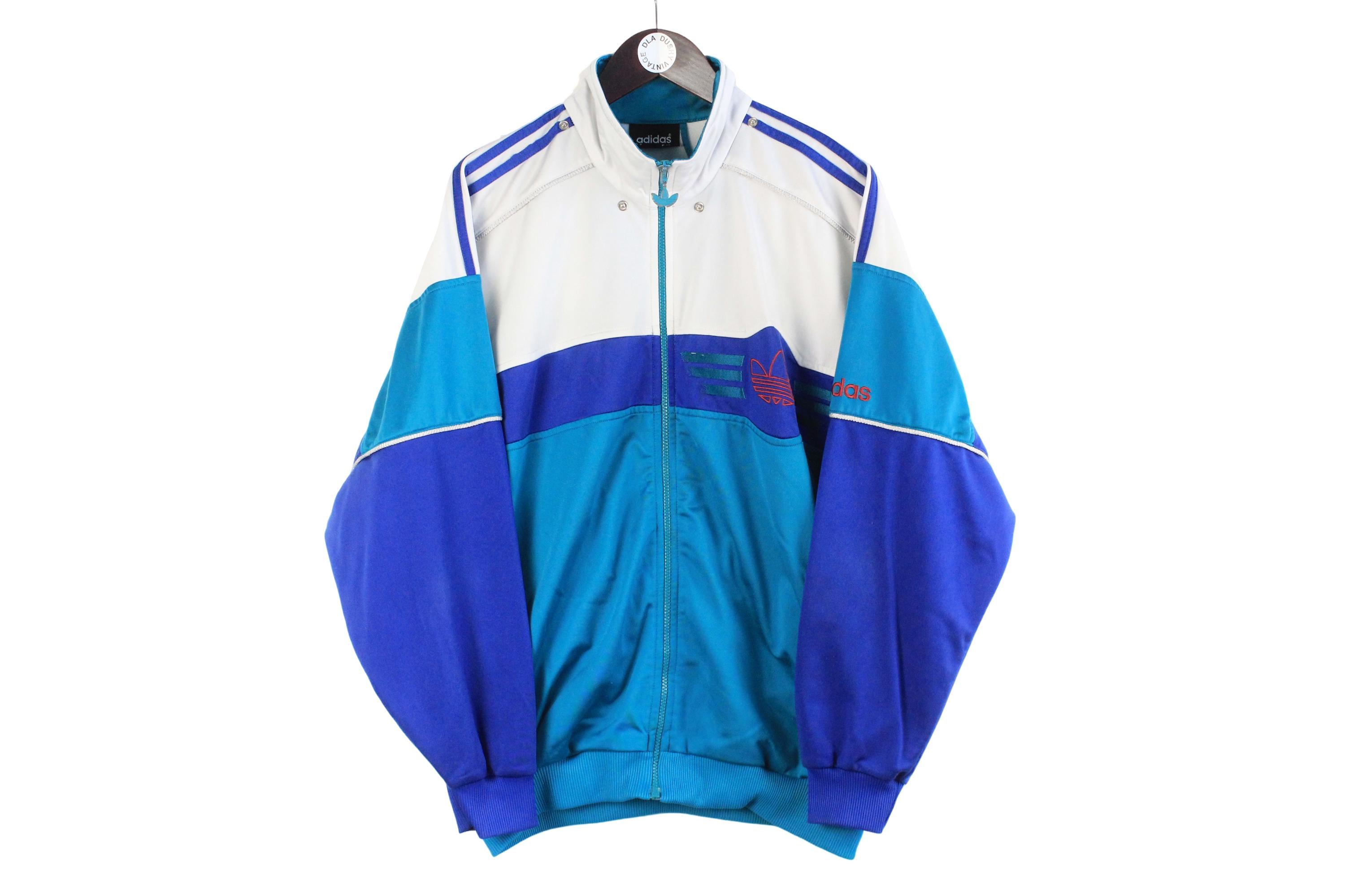 トップス old adidas 90s track suits Vintage Adidas Tracksuit Jacket and Pants 90s Track Top