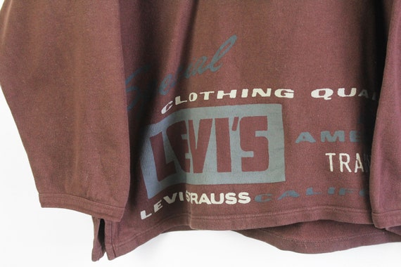 vintage LEVIS men's sweatshirt authentic rare ret… - image 4