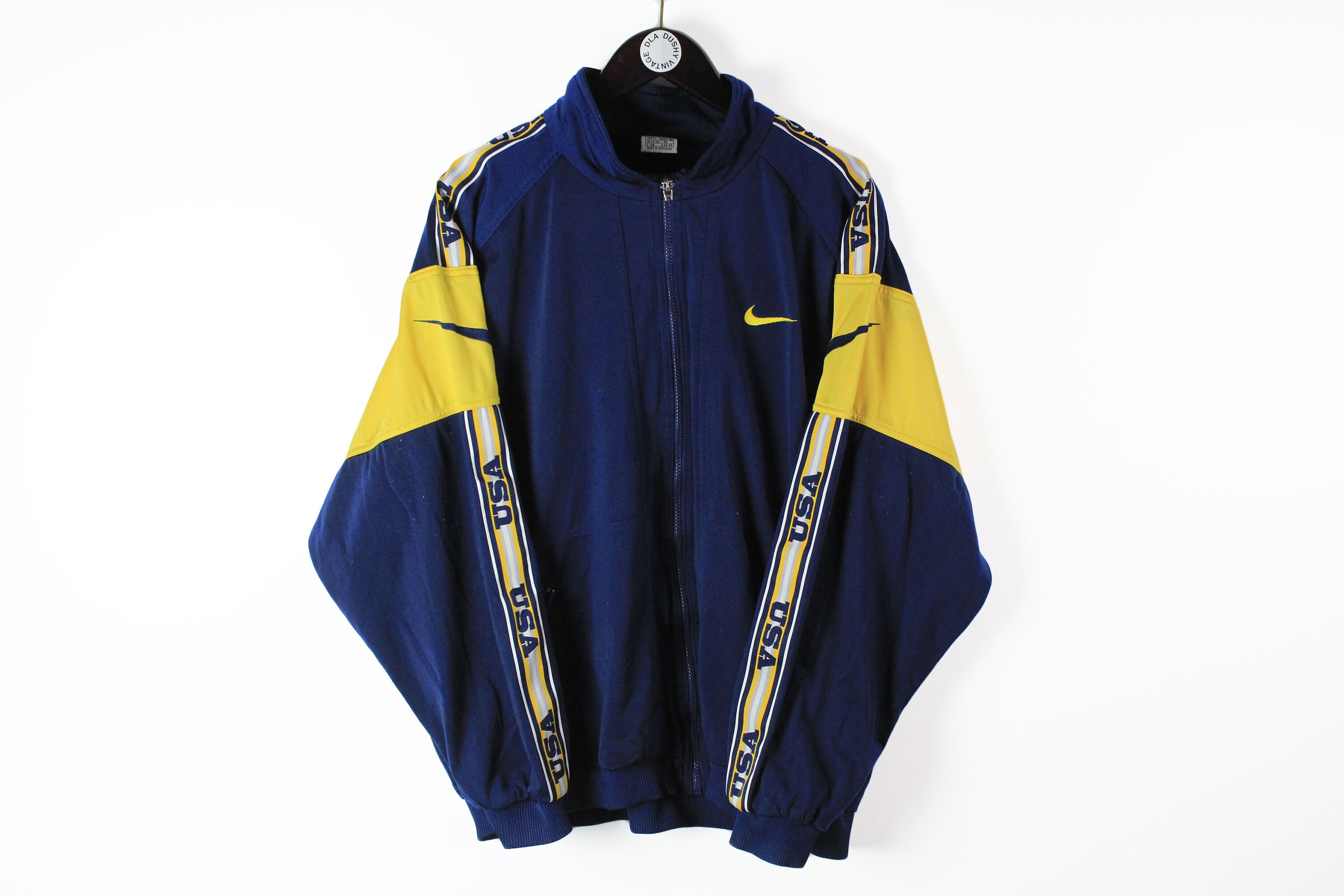 Nike blue and yellow tracksuit Clearance