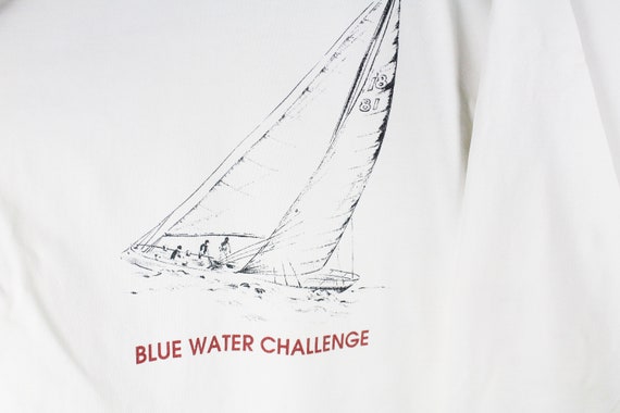 vintage NAUTICA rugby shirt Blue Water Challenge … - image 4