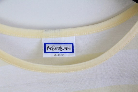 vintage YVES SAINT LAURENT T-shirt Size men's M r… - image 4