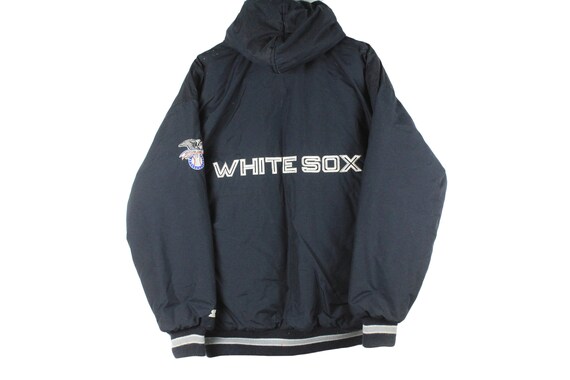 ウェア sox vintage jacket 90s Chicago White Sox Vintage 90s Starter Satin Bomber Jacket