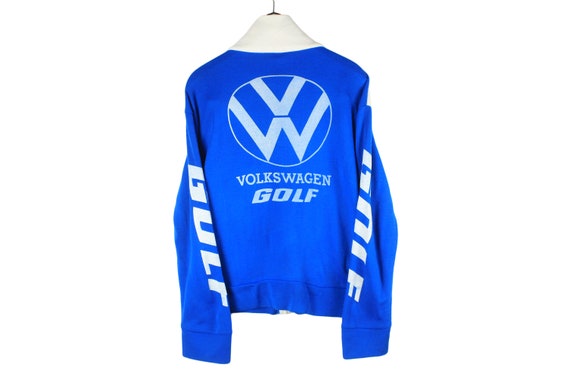 Vintage Volkswagen Golf Track Jacket Big Logo Full Zip Cardigan Men s Size M Authentic Racing 70s 80s Streetwear Racing Germany Auto Sport Etsy Ireland