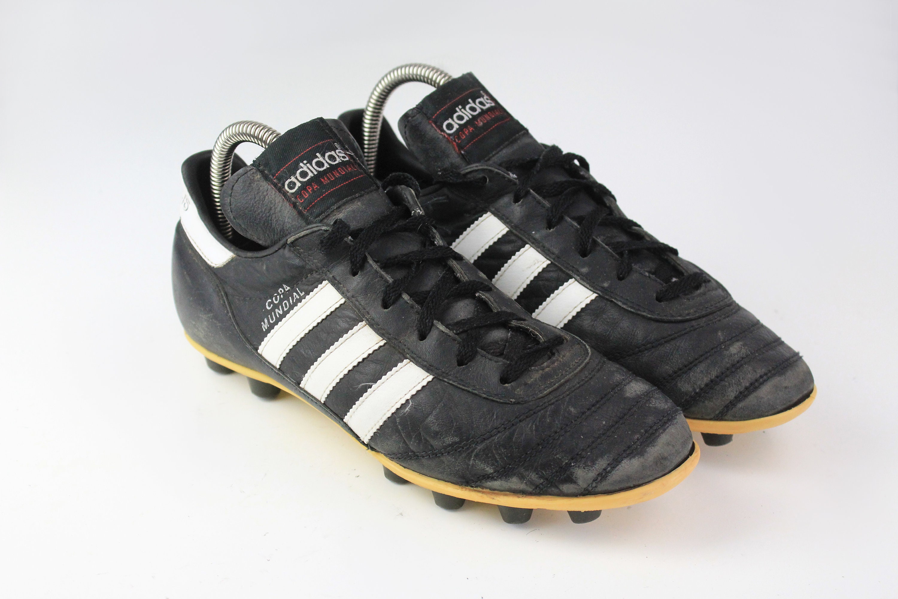 Betasten wraak personeel Vintage ADIDAS Copa Mundial Boots Black Retro Football Shoes - Etsy