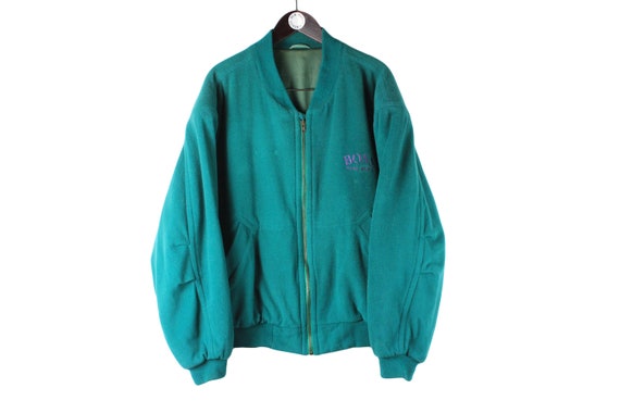 vintage HUGO BOSS Jacket Size XL wool cashmere bo… - image 1
