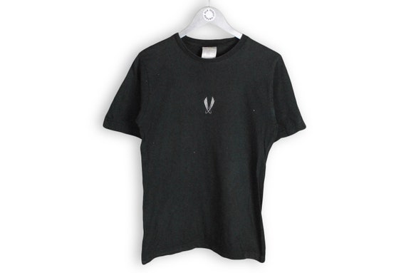 vintage NIKE authentic T-Shirt black cotton athle… - image 1