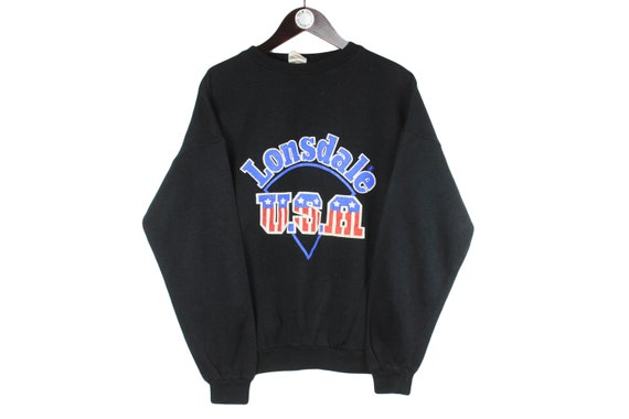 vintage LONSDALE USA Sweatshirt big logo authenti… - image 1