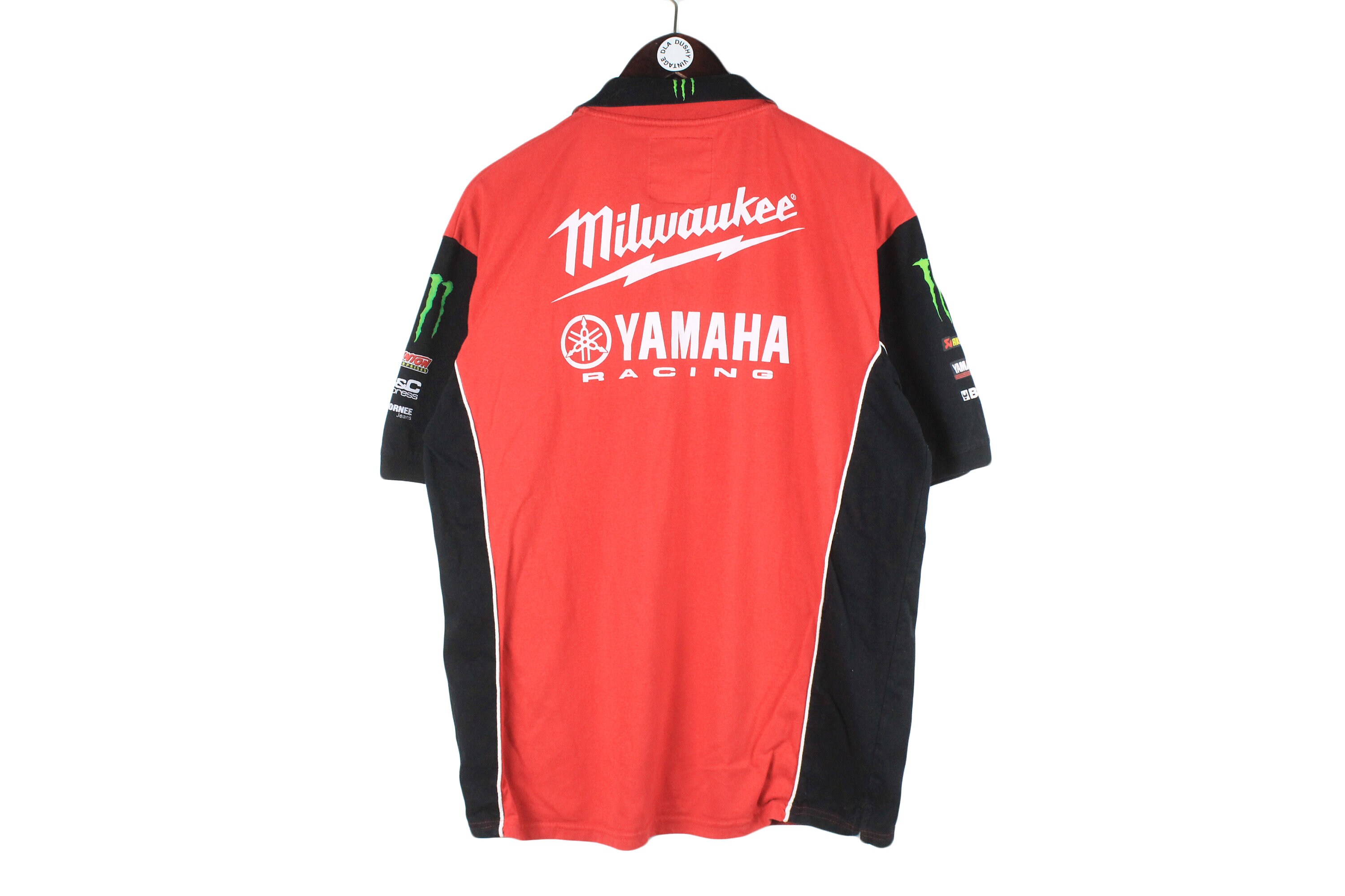 あ*お様 YAMAHA RACING TEAM ビンテージＴシャツ　赤襟 YAMAHA RACING TEAM ビンテージTシャツ 赤襟