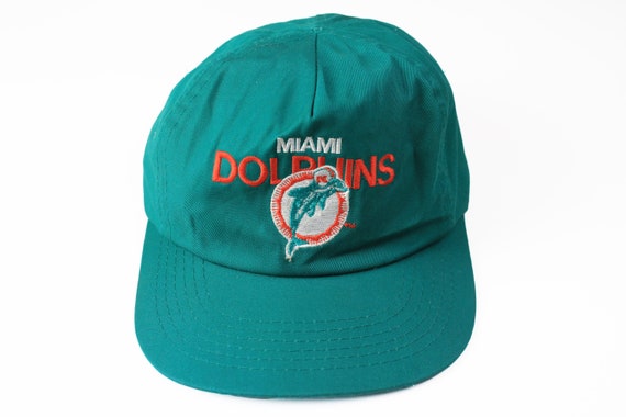 vintage MIAMI DOLPHINS NFL hat big logo cap team … - image 2