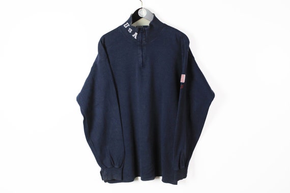 vintage POLO SPORT by Ralph Lauren 1/4 zip Sweats… - image 1