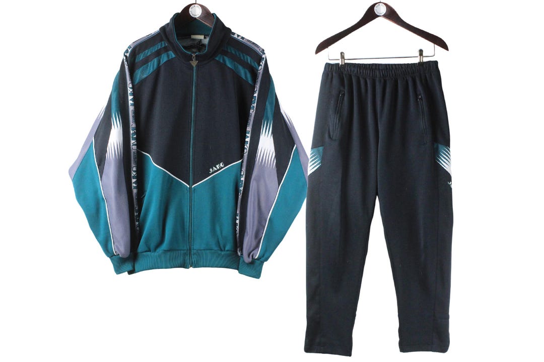 Vintage JAKO Tracksuit Authentic Retro Rave 90's Wear Style Streetwear ...