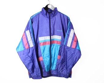 adidas jacket purple